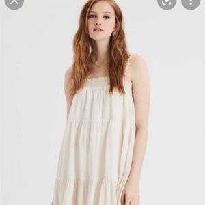 American Eagle Smocked Babydoll Dress